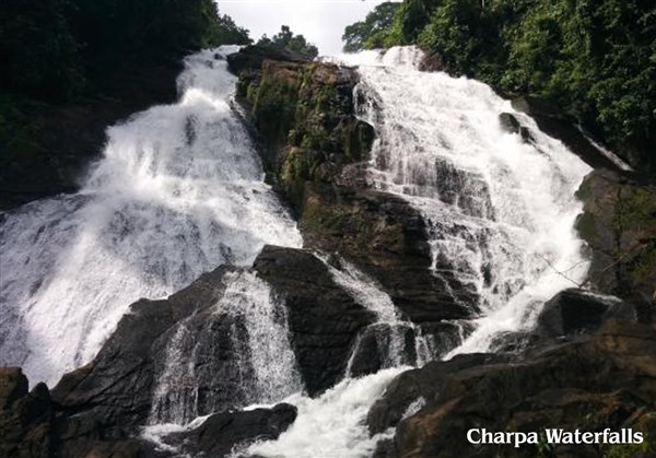 Charpa Watergalls - Karthi Travels® | Vellore - Valparai & Athirapally Tour