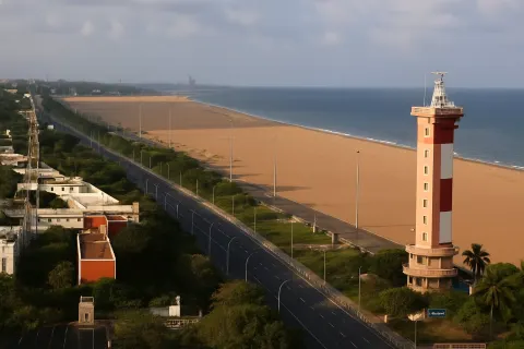 Plan your trip to Marina Beach in Chennai with Karthi Travels® - View 4