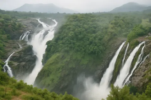 Manikyadhara Falls in Chikmagalur - tourist attraction to visit with Karthi Travels