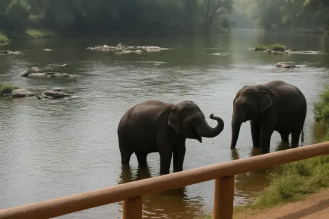 Plan your trip to Dubare Elephant Camp in Coorg with Karthi Travels® - View 4