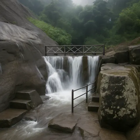 Tiger Falls in Courtallam - tourist attraction to visit with Karthi Travels