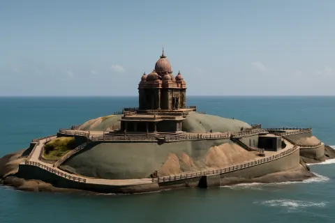 Plan your trip to Vivekananda Rock Memorial in Kanyakumari with Karthi Travels® - View 2