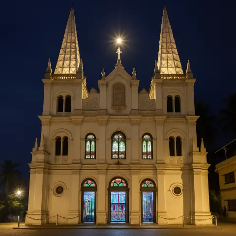 Visit Santa Cruz Cathedral Basilica in Kochi, Kerala - Tourist attraction with Karthi Travels