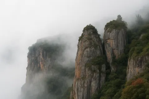 Pillar Rocks in Kodaikanal