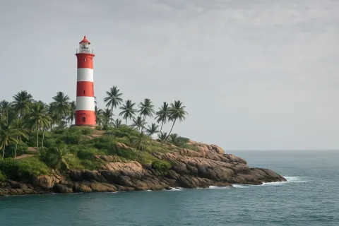 Thangassery Lighthouse in Kollam - tourist attraction to visit with Karthi Travels