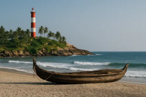 Plan your trip to Lighthouse Beach in Kovalam with Karthi Travels® - View 4
