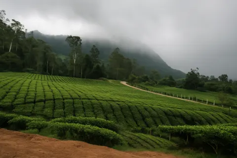 Vellimalai Tea Estate in Megamalai - tourist attraction to visit with Karthi Travels