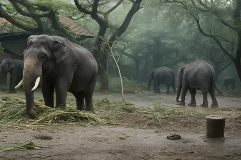 Plan your trip to Carmelagiri Elephant Park in Munnar with Karthi Travels® - View 3