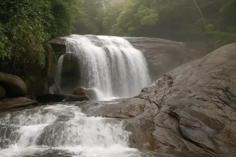 Lakkam Waterfalls in Munnar