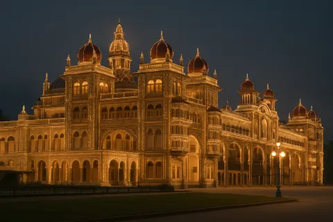 Mysore Palace in Mysore