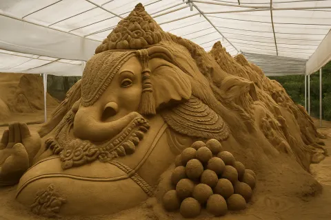 Sand Sculpture Museum in Mysore
