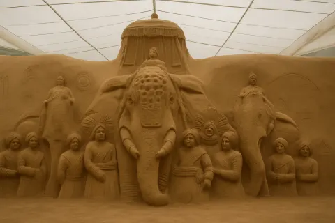 Plan your trip to Sand Sculpture Museum in Mysore with Karthi Travels® - View 2
