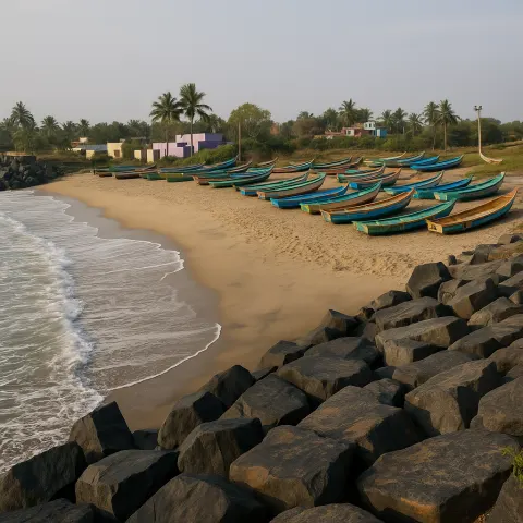 Plan your trip to Serenity Beach in Puducherry with Karthi Travels® - View 2