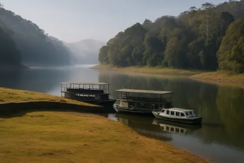 Periyar Wildlife Sanctuary in Thekkady
