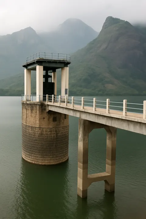 Aliyar Dam in Valparai