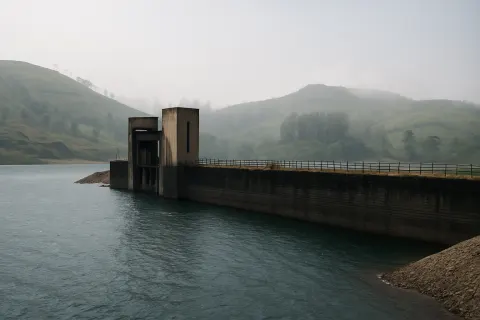 Sholayar Dam in Valparai