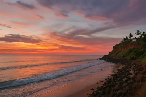 Varkala Beach (Papanasam Beach) in Varkala - tourist attraction to visit with Karthi Travels