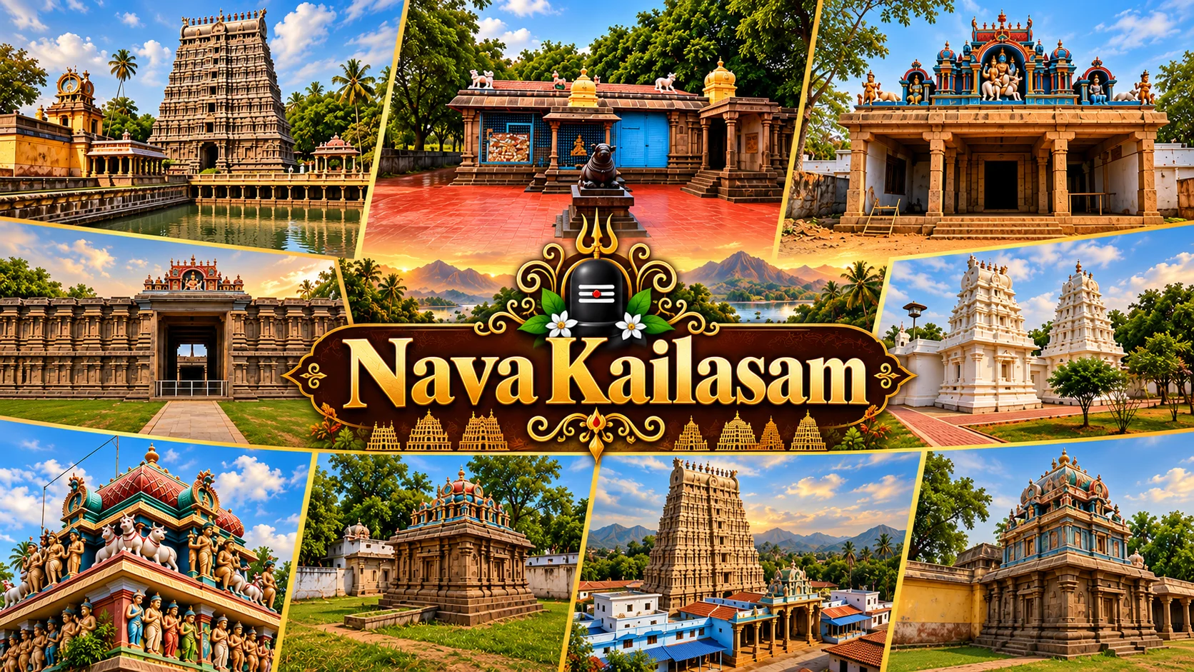 Vellore to Nava Kailasam 2 day tour package by Karthi Travels, rated 4.7 stars
